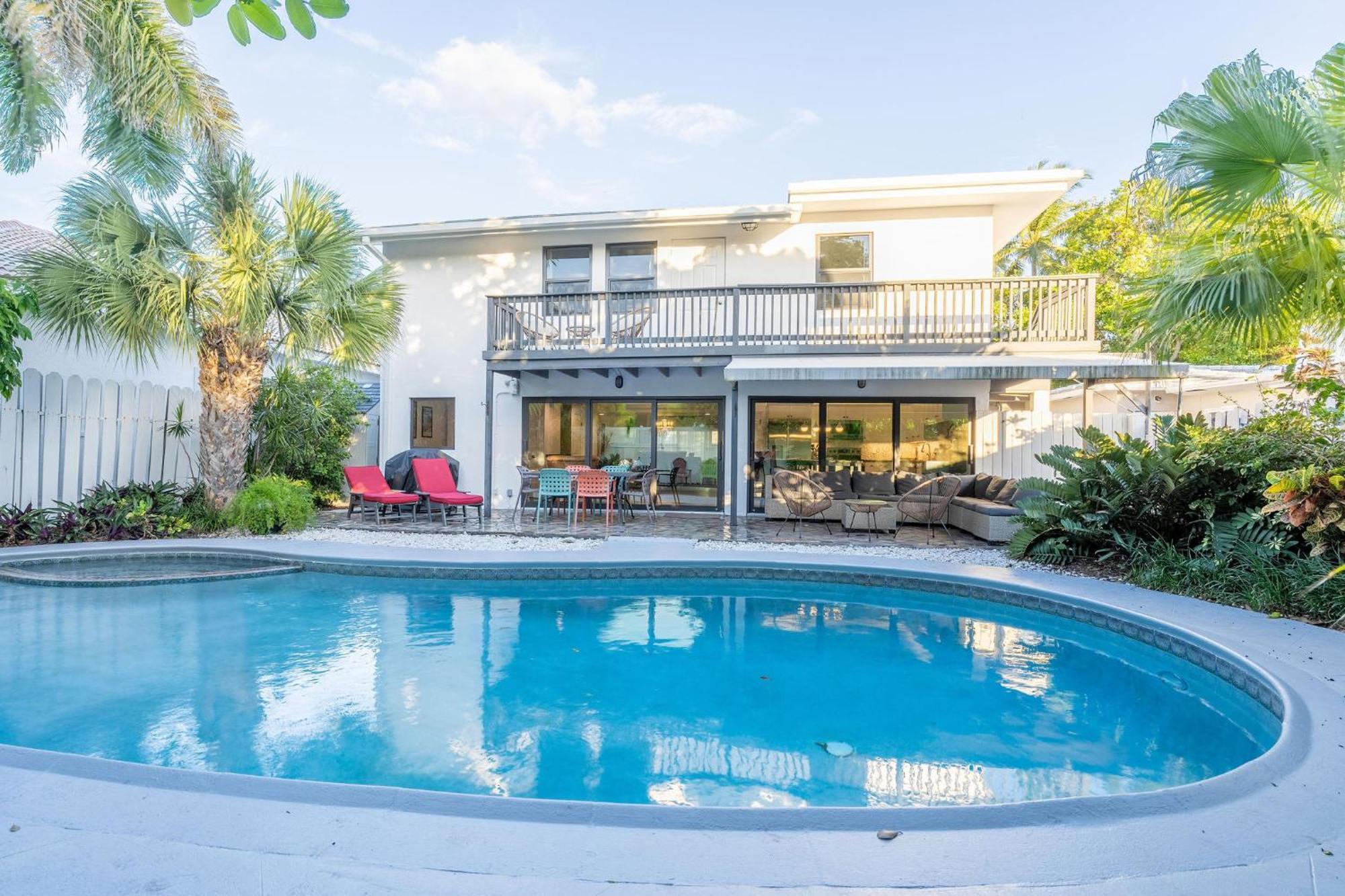 4 Bed/4,5 Bath Beach House Fort Lauderdale Exteriör bild